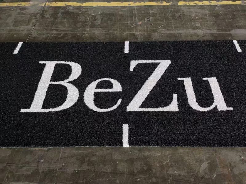 microfiber mop on gym turf